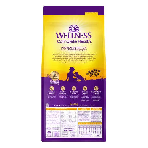 Purrfect Pet Kingdom® - Wellness Complete Health Puppy Chicken, Salmon and Oatmeal - Dry Dog Food