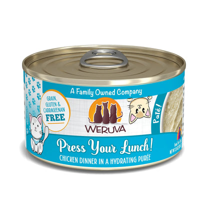 Purrfect Pet Kingdom® - Weruva Adult Press Your Lunch Chicken Pate Cat Food (3oz) - Wet Cat Food