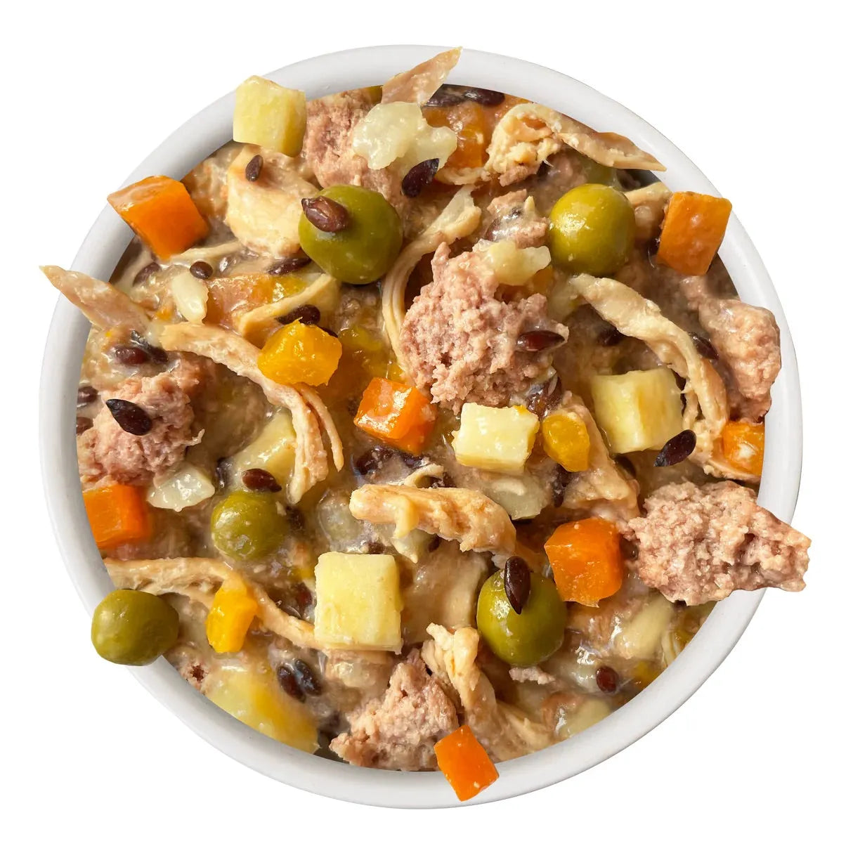 Weruva Dog Shiny Chicken & Vegetable in a colorful 14oz can from Purrfect Pet Kingdom, perfect for nourishing your dog.