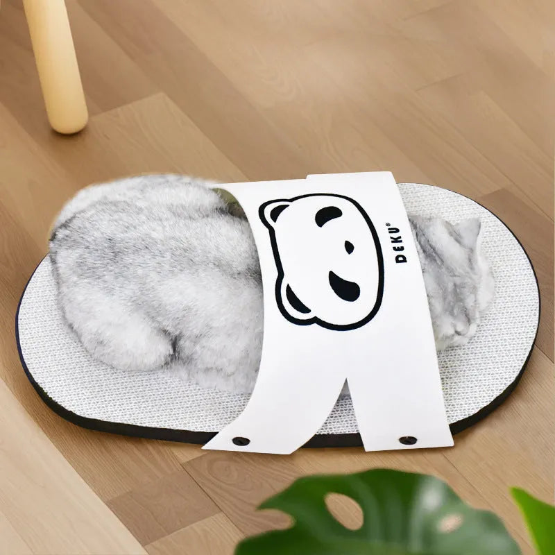 Purrfect Pet Kingdom® - White Corrugated Paper Cat Scratch Board - Cat Scratchers