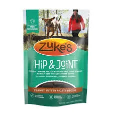 Purrfect Pet Kingdom Zuke's Hip And Joint Beef Dog Treats in a 6oz package, perfect for promoting dog health and mobility.