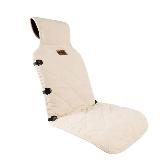 K9 Outdoors Quilted Car Seat Protector for Dogs with adjustable straps for easy installation