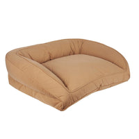 Quilted Microfiber Bolster Dog Bed