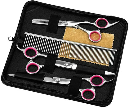 Dog Grooming Scissors Professional Kit Stainless Steel ✂️