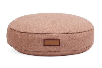 Round Pet Bed Pittie Pink Plush Soft 🛏️
