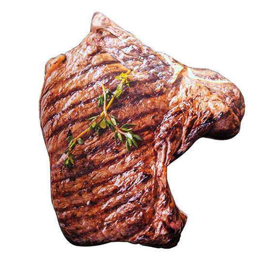 Purrfect Pet Kingdom Realistic Steak Plush Cushion ST-HOM3259034011-EMMA03392 Purrfect Pet Kingdom