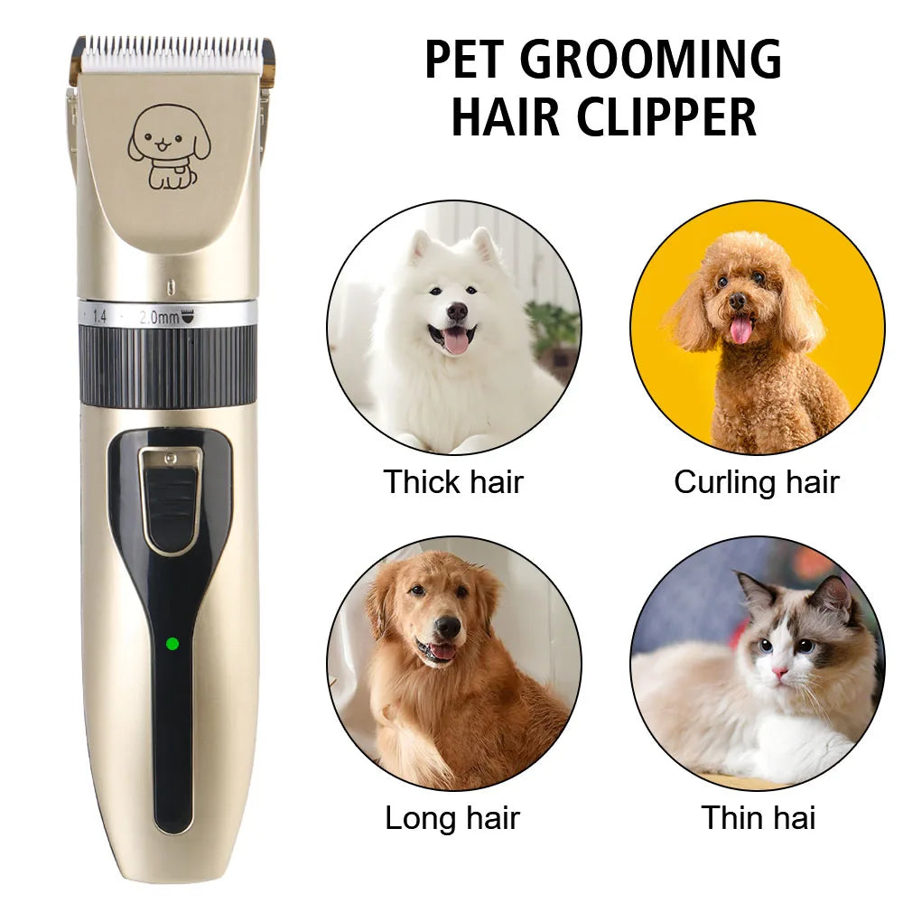 WTN Essentials Rechargeable pet clippers for home use designed for various dog fur types