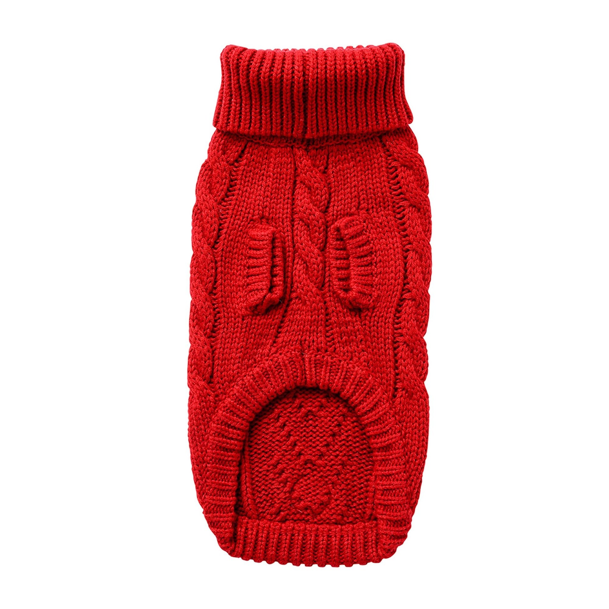 Purrfect Pet Kingdom Red Dog Sweater – Cozy Knit Coat Purrfect Pet Kingdom