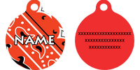 Bandana Red HD Dog ID Tag
