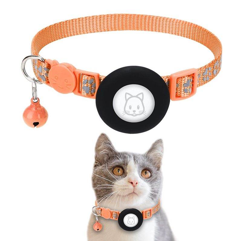Purrfect Pet Kingdom Reflective Cat Collar with Bell Pet Supplies Orange Purrfect Pet Kingdom