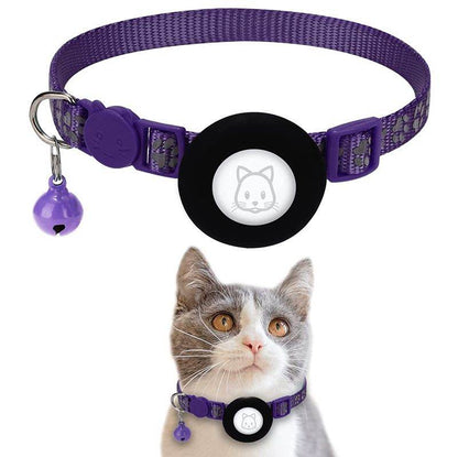 Purrfect Pet Kingdom Reflective Cat Collar with Bell Pet Supplies Purple Purrfect Pet Kingdom