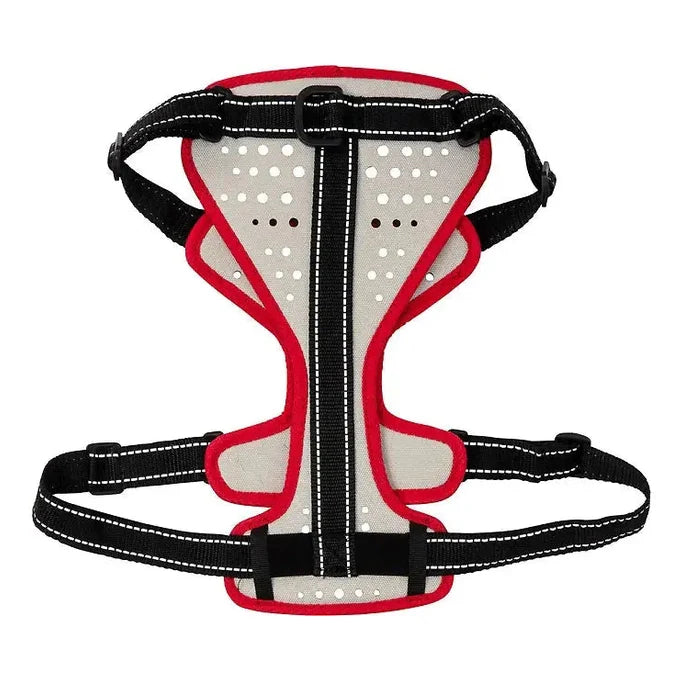 K9 Outdoors Reflective Dog Harness featuring a comfortable design and high visibility for nighttime walks
