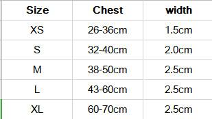 MANDOTOS reflective pet harness for night walks designed for comfort and safety in various sizes