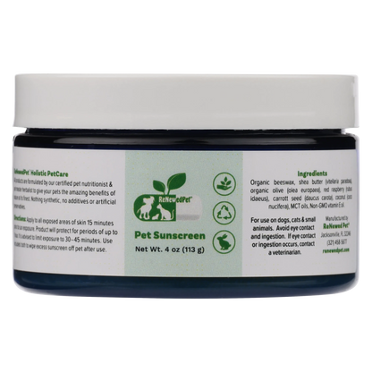 ReNewedPet - 4-ALL PETS SUNSCREEN - Pet Grooming