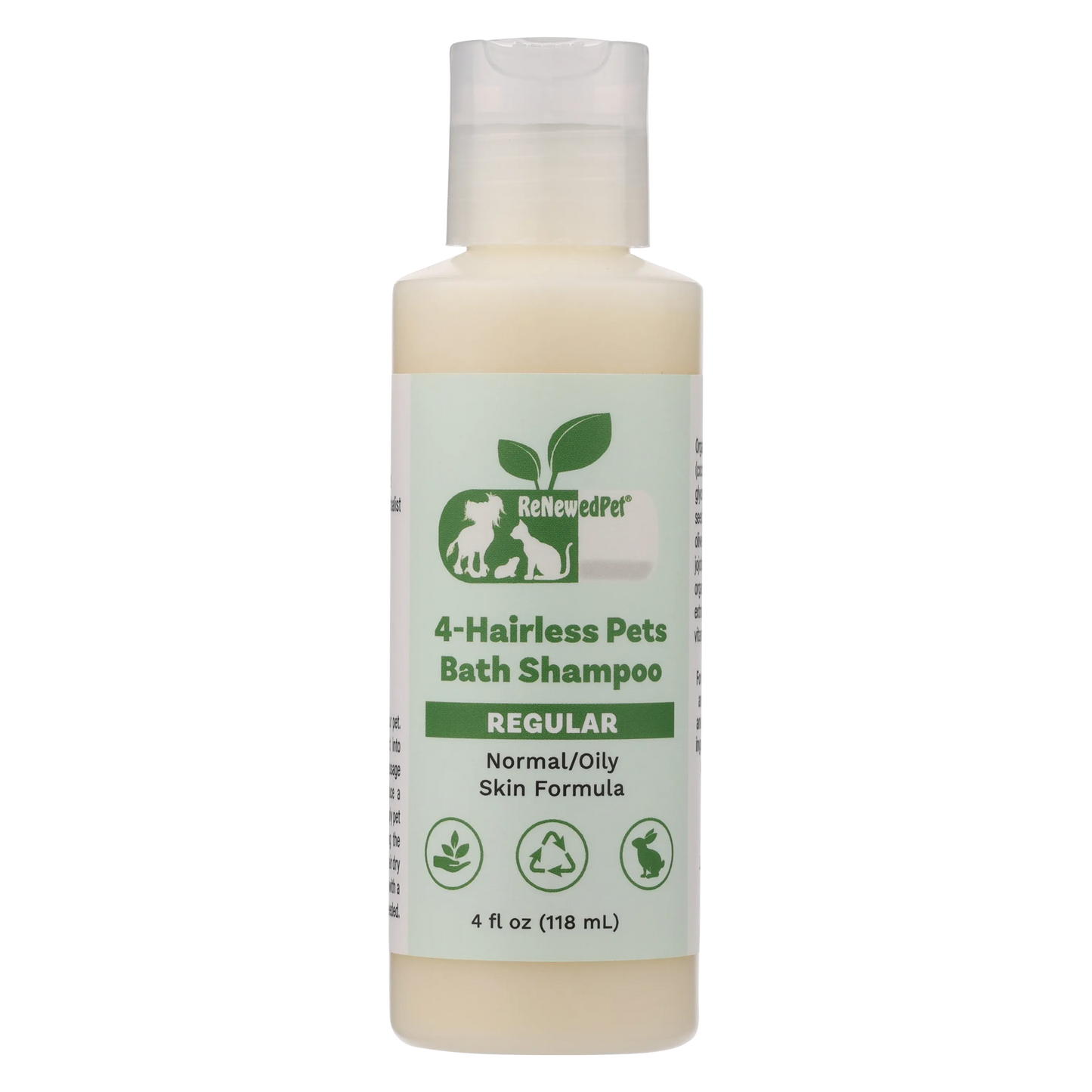 ReNewedPet - 4-HAIRLESS PETS PETS REGULAR SHAMPOO - Dog Grooming