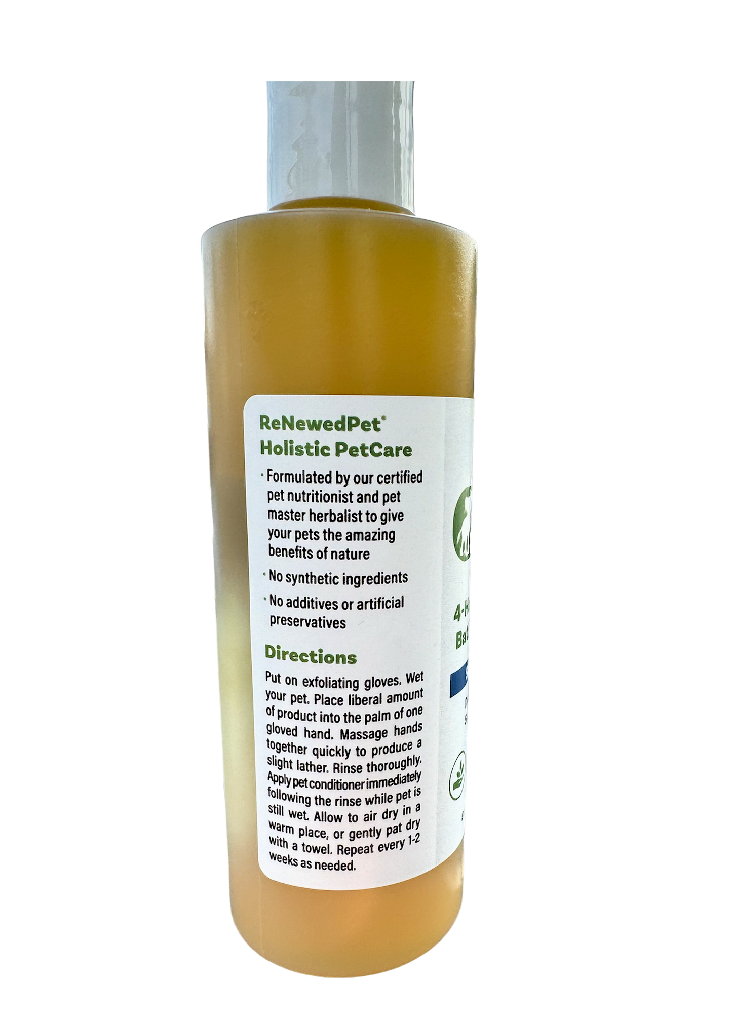 ReNewedPet Allergy Relief Pet Shampoo for Hairless Breeds with natural ingredients for sensitive skin care