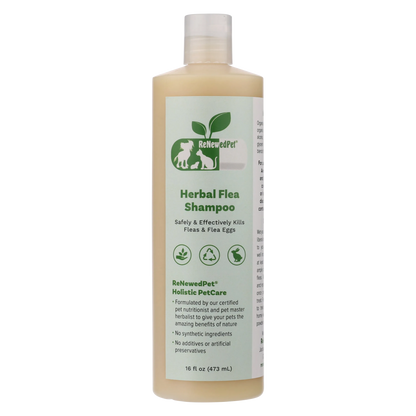 ReNewedPet - HERBAL FLEA SHAMPOO - Pet Health Grooming