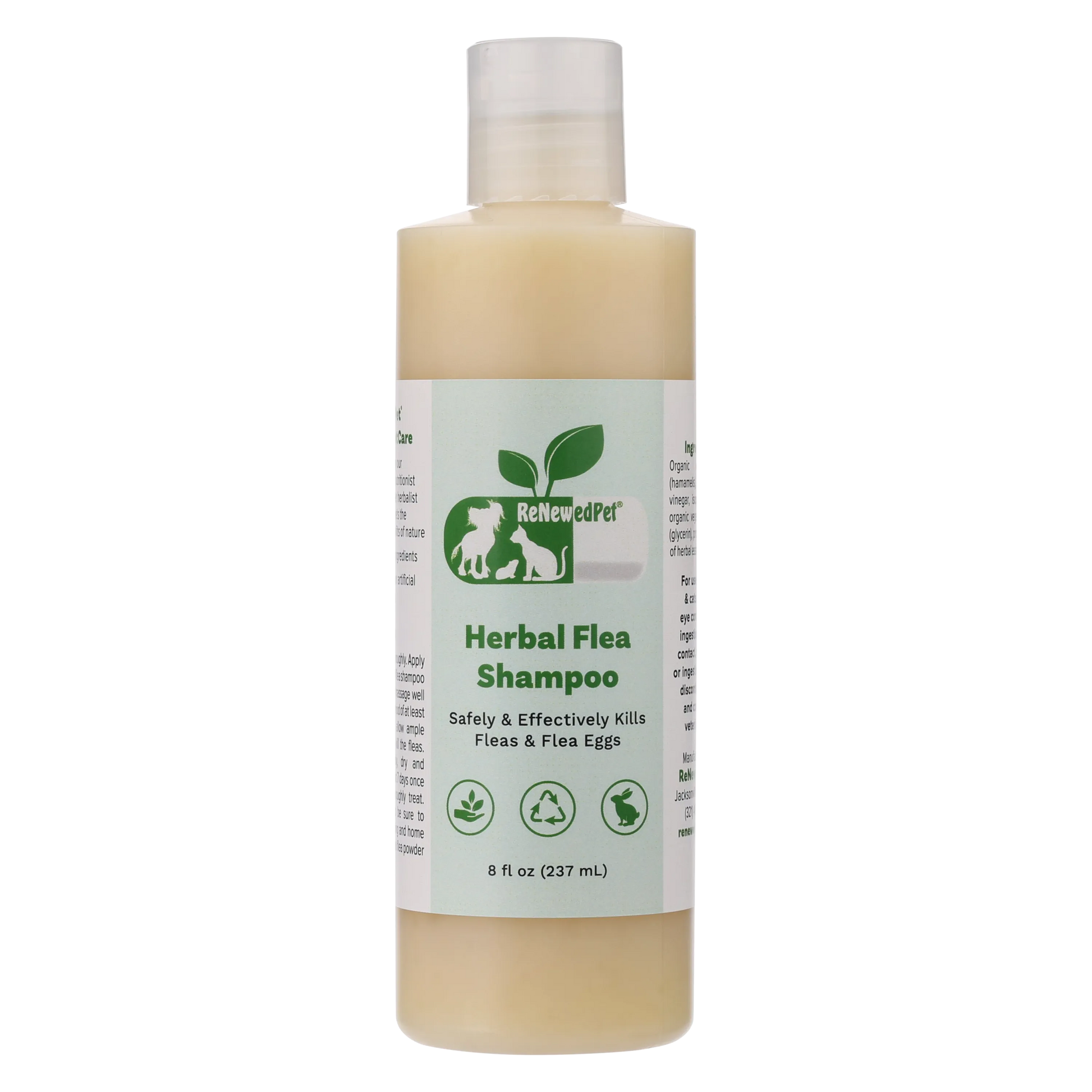 ReNewedPet - HERBAL FLEA SHAMPOO - Pet Shampoo & Conditioner