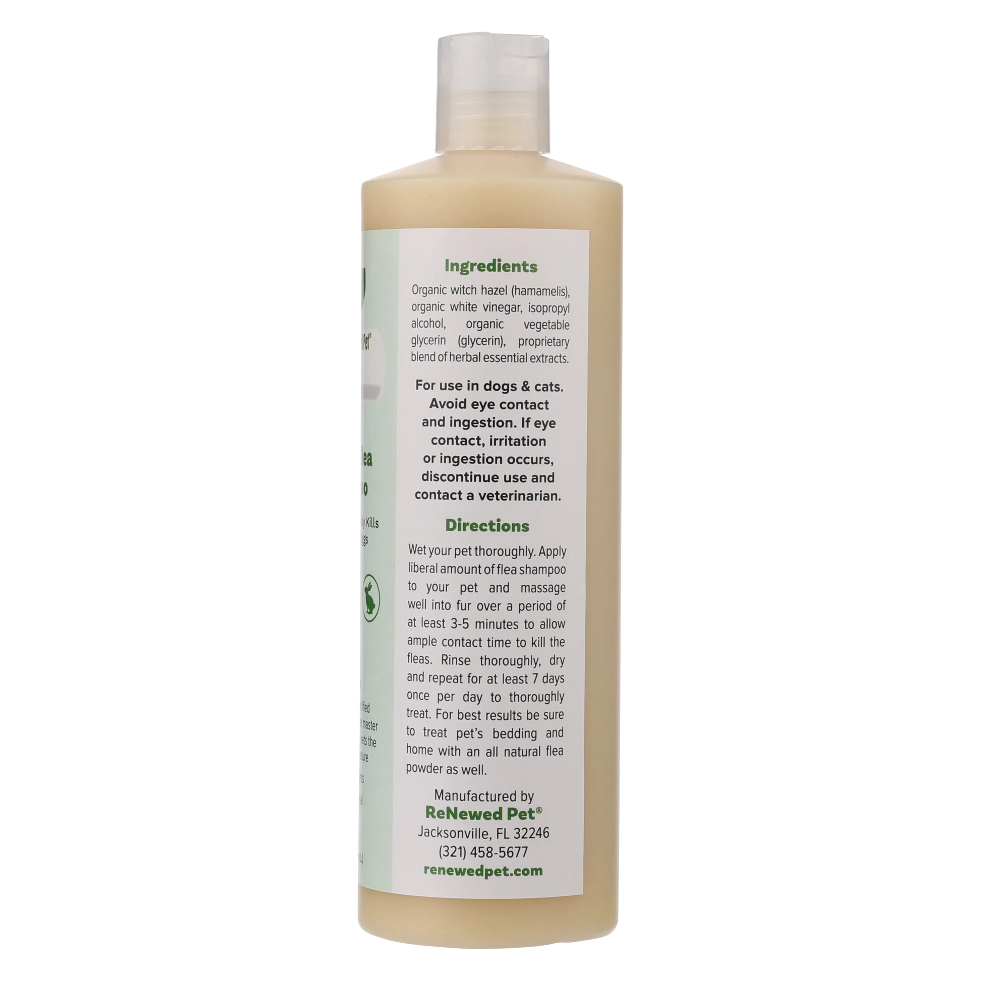 ReNewedPet - HERBAL FLEA SHAMPOO - Pet Health Grooming