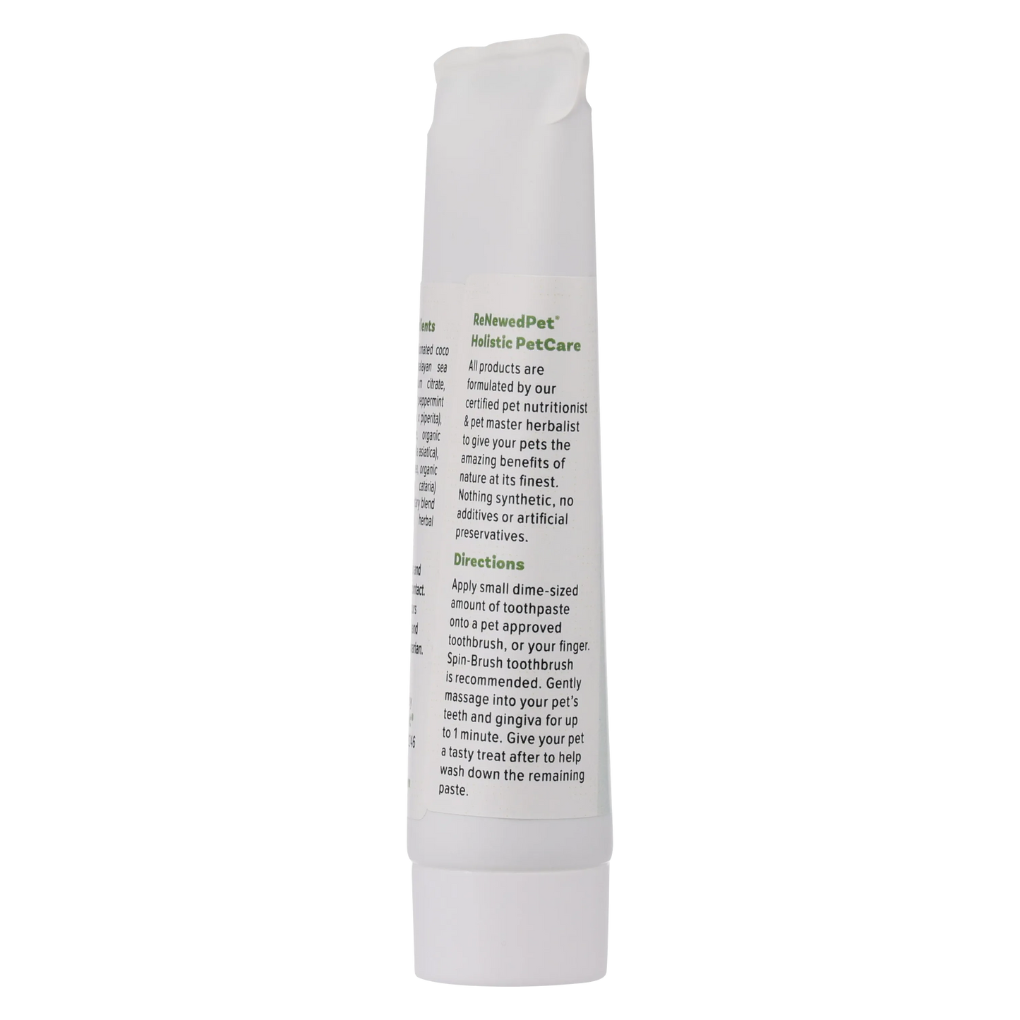 ReNewedPet - Pet Toothpaste - Natural Gum Cleanser Oral Care Gel for Pets - Pet ToothBrush