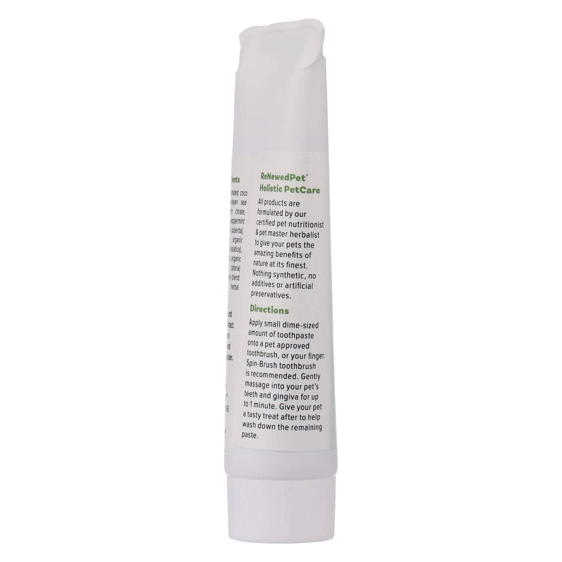 ReNewedPet - Pet Toothpaste - Natural Gum Cleanser Oral Care Gel for Pets - Pet ToothBrush