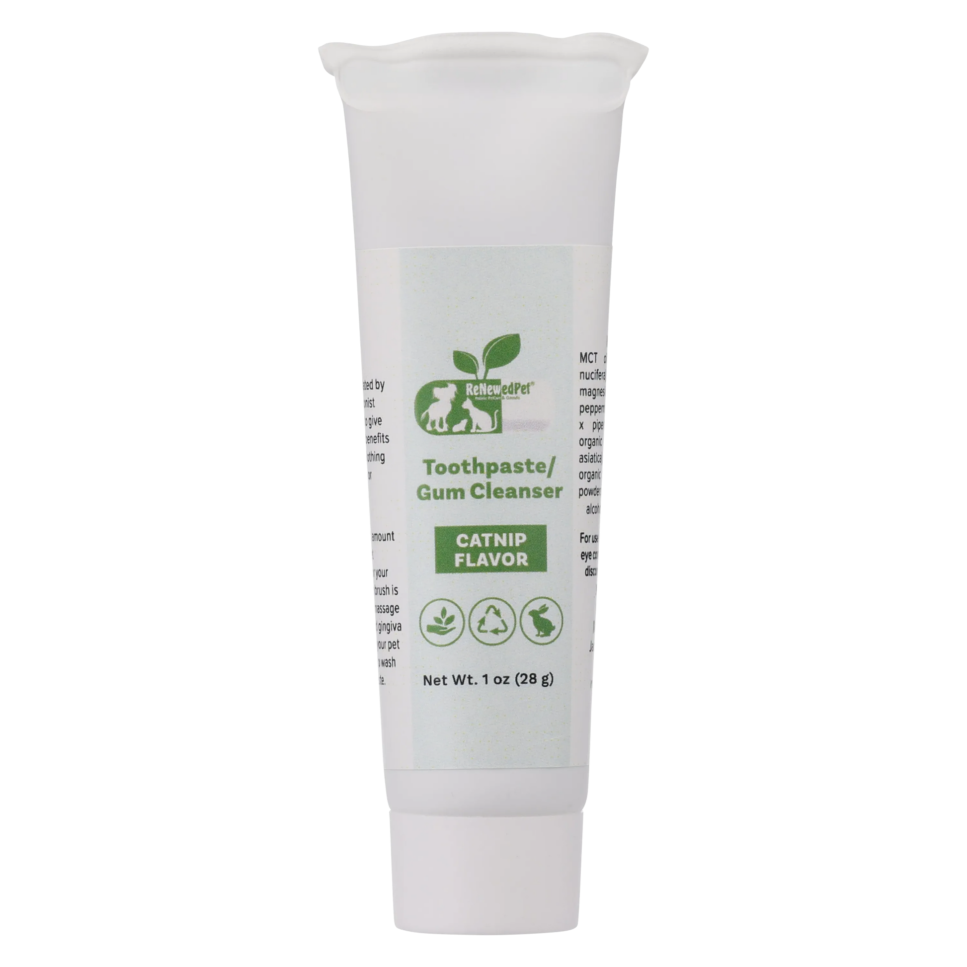 ReNewedPet - Pet Toothpaste - Natural Gum Cleanser Oral Care Gel for Pets - Pet ToothBrush