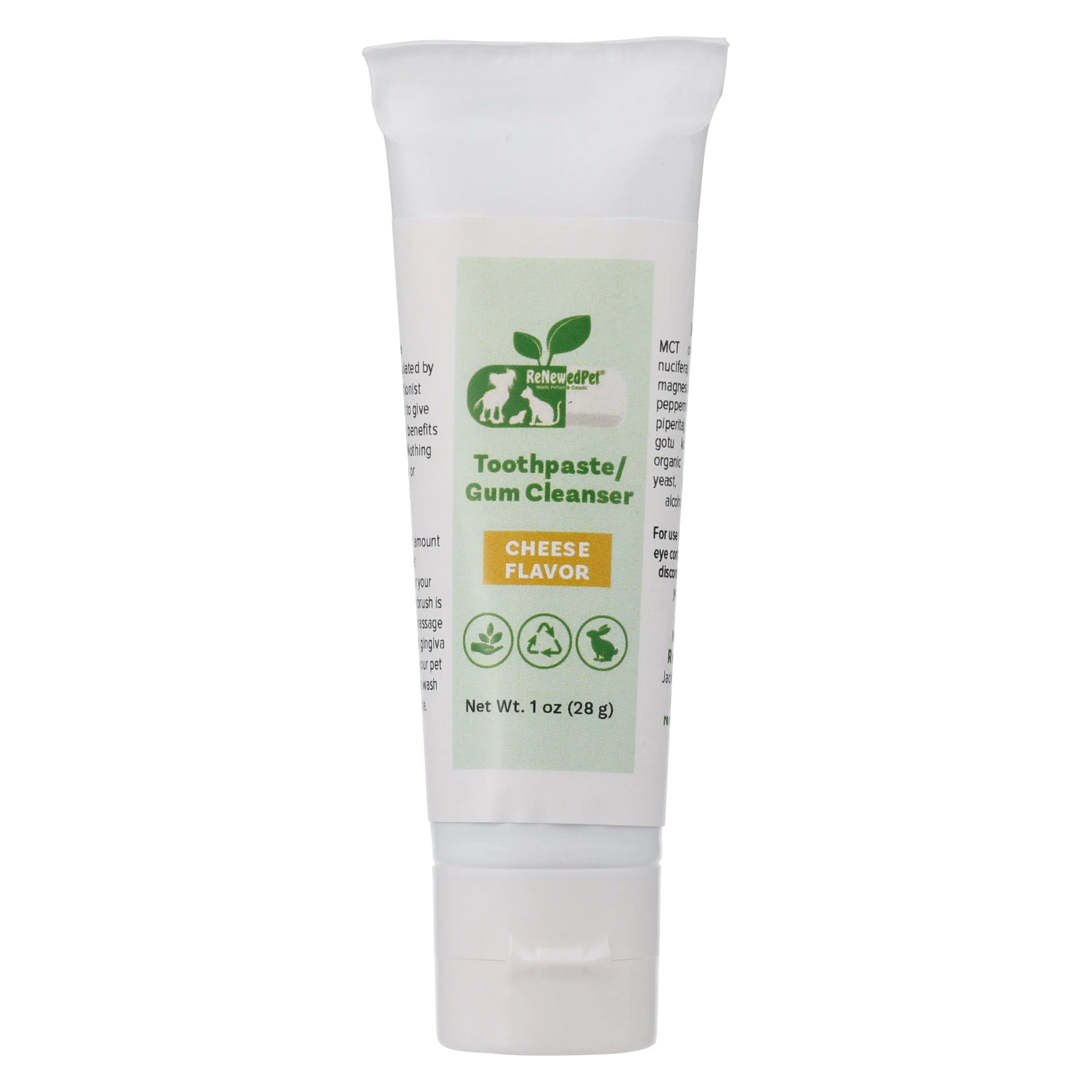 ReNewedPet - Pet Toothpaste - Natural Gum Cleanser Oral Care Gel for Pets - Pet ToothBrush