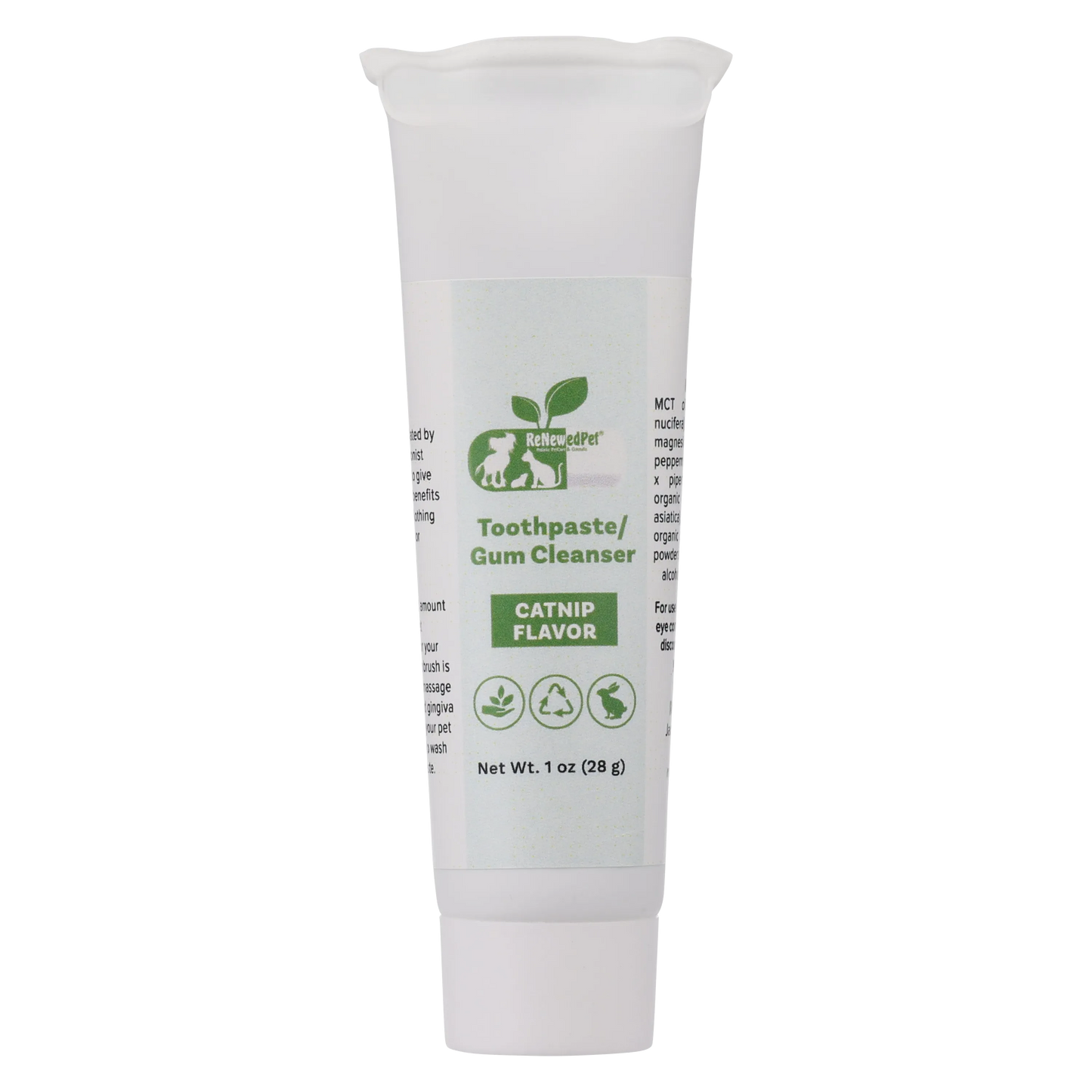 ReNewedPet - Pet Toothpaste - Natural Gum Cleanser Oral Care Gel for Pets - Pet ToothBrush