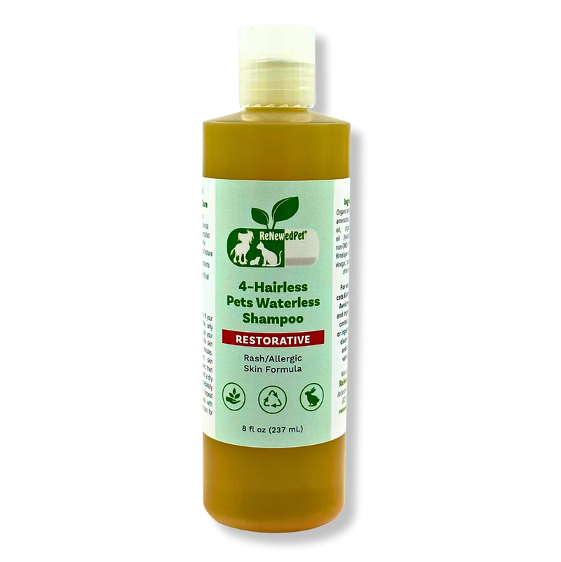 Renewedpet Rash And Allergy Safe Pet Shampoo 8 Oz - Purrfect Pet Kingdom