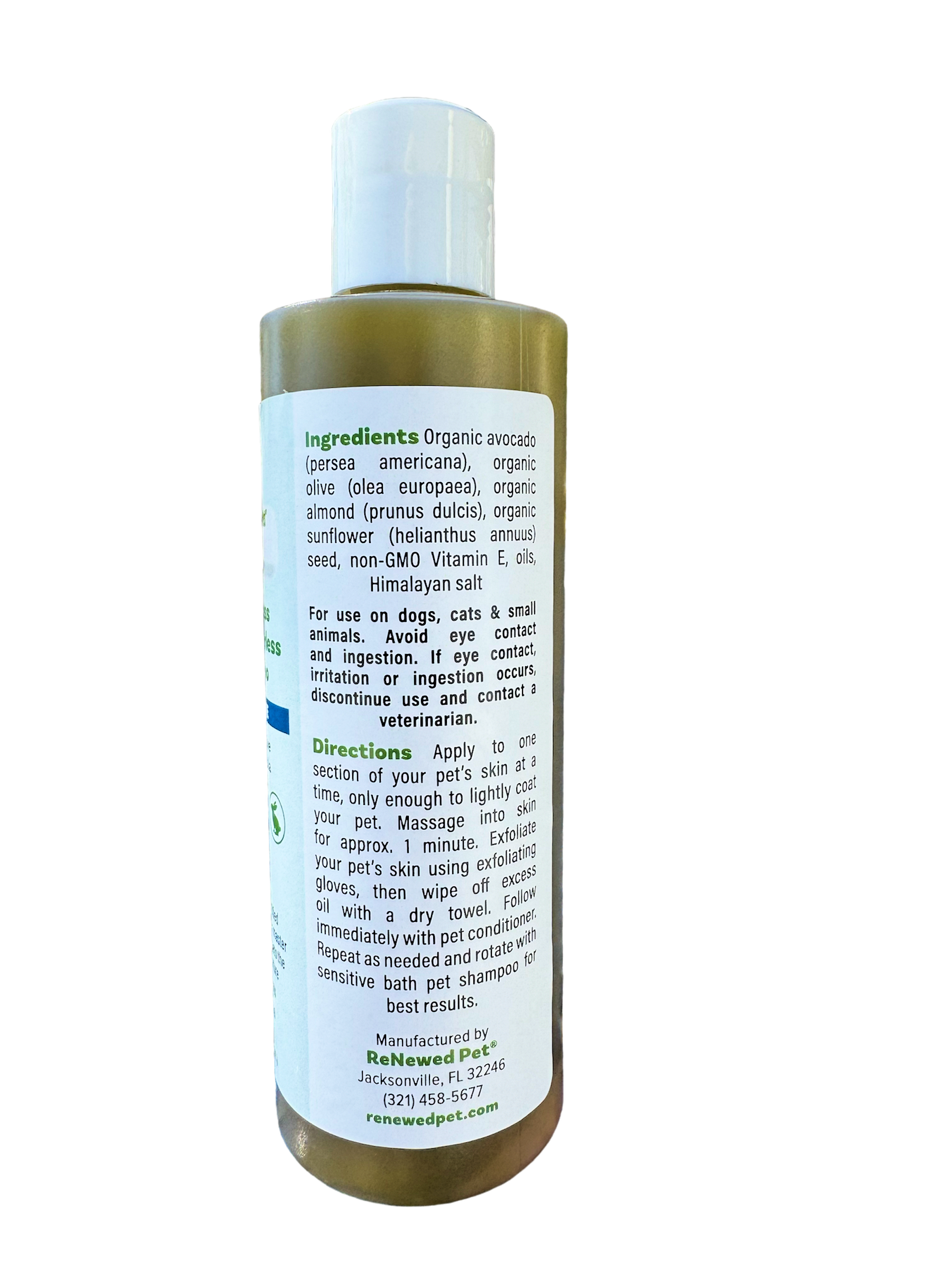 ReNewedPet Waterless Shampoo for Sphynx Cats with Natural Ingredients for Gentle Cleaning