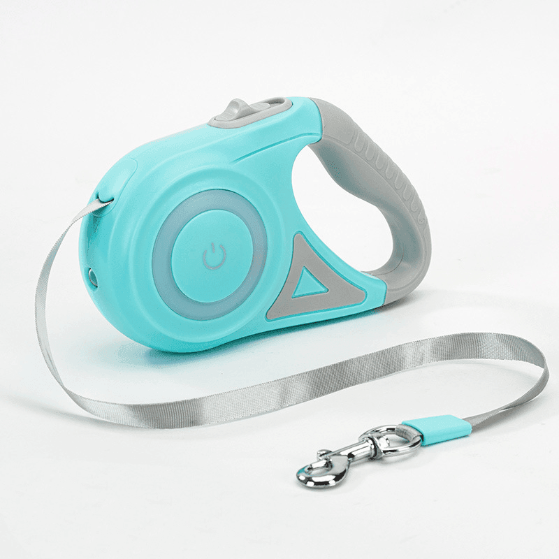 Purrfect Pet Kingdom Retractable Dog Leash with Light Purrfect Pet Kingdom