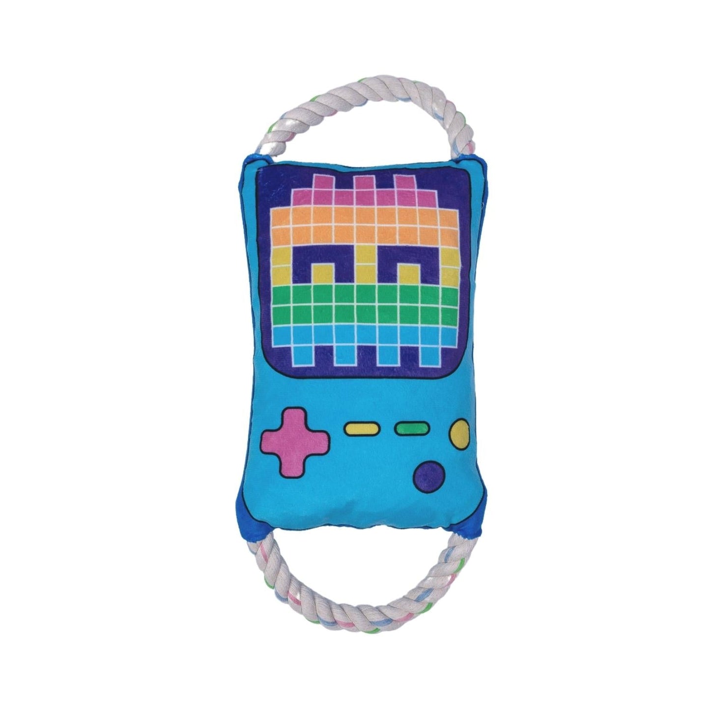 Dog Treats Retro Gamer Plush Toy with Squeaker Crinkle Paper - main product image for dog treats