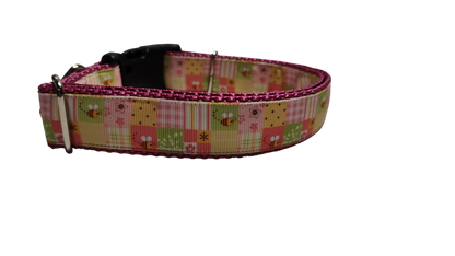 Quilting Bees Nylon Dog Collar