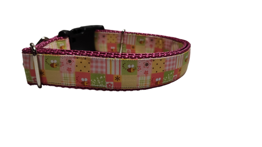 Quilting Bees Nylon Dog Collar