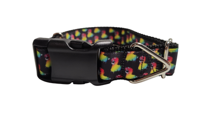 Rainbow Llamacorn Nylon Dog Collar