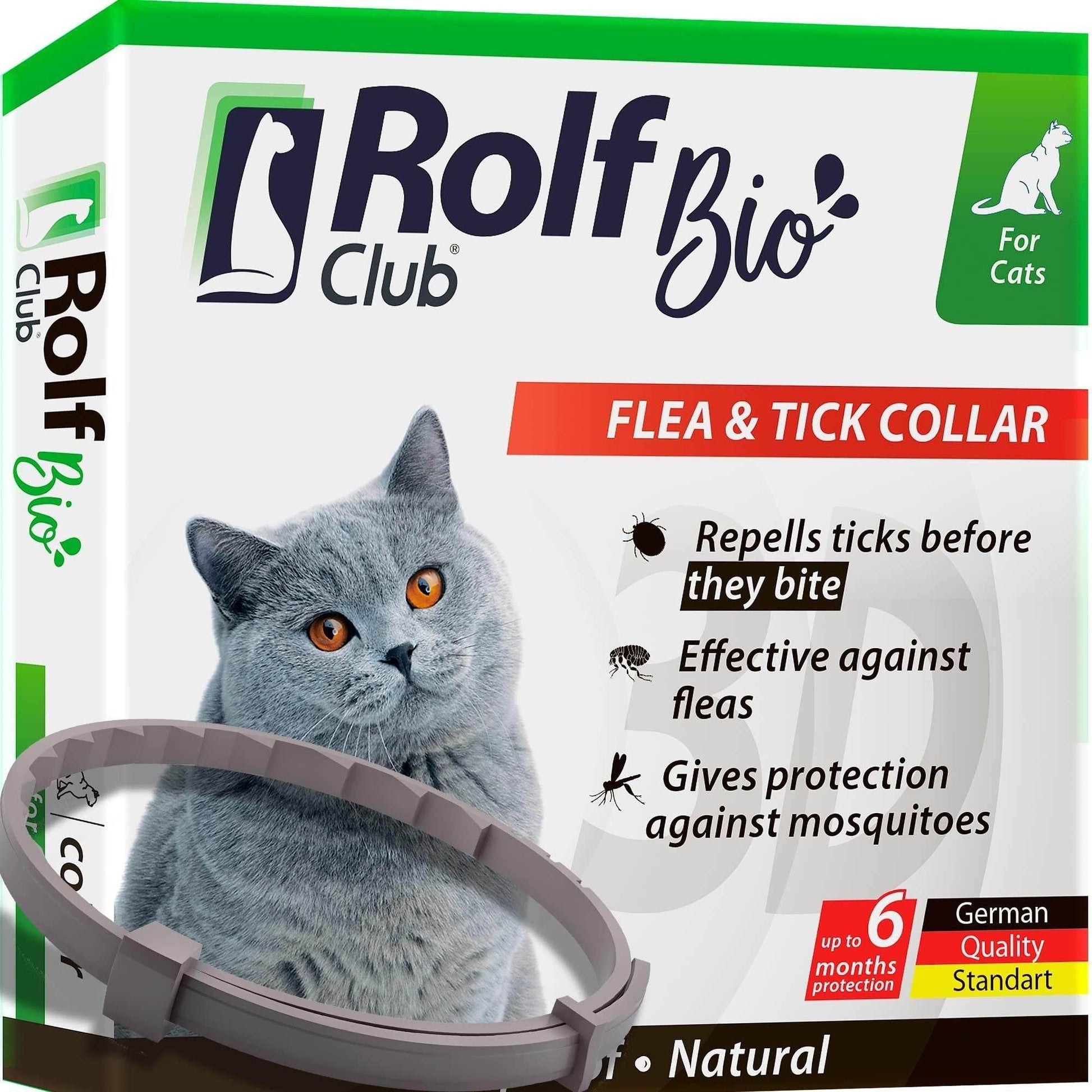 Purrfect Pet Kingdom Rolf Bio Long-Lasting Cat Tick Prevention Collar Rolf Club Purrfect Pet Kingdom