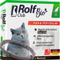 Rolf Bio flea and tick collar for cats by Purrfect Pet Kingdom with long-lasting cat tick prevention