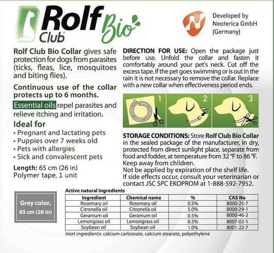 Purrfect Pet Kingdom Natural Flea and Tick Collar for Dogs Purrfect Pet Kingdom