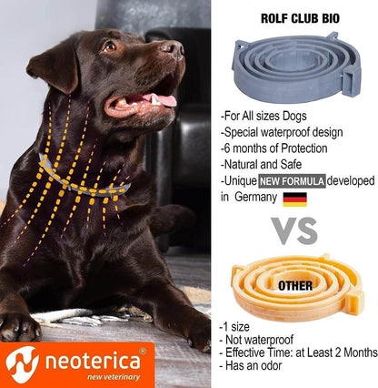Purrfect Pet Kingdom Natural Flea and Tick Collar for Dogs Purrfect Pet Kingdom