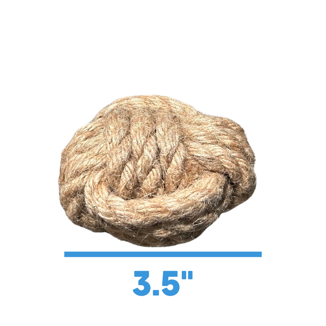 hemp rope dog tug toy - Purrfect Pet Kingdom