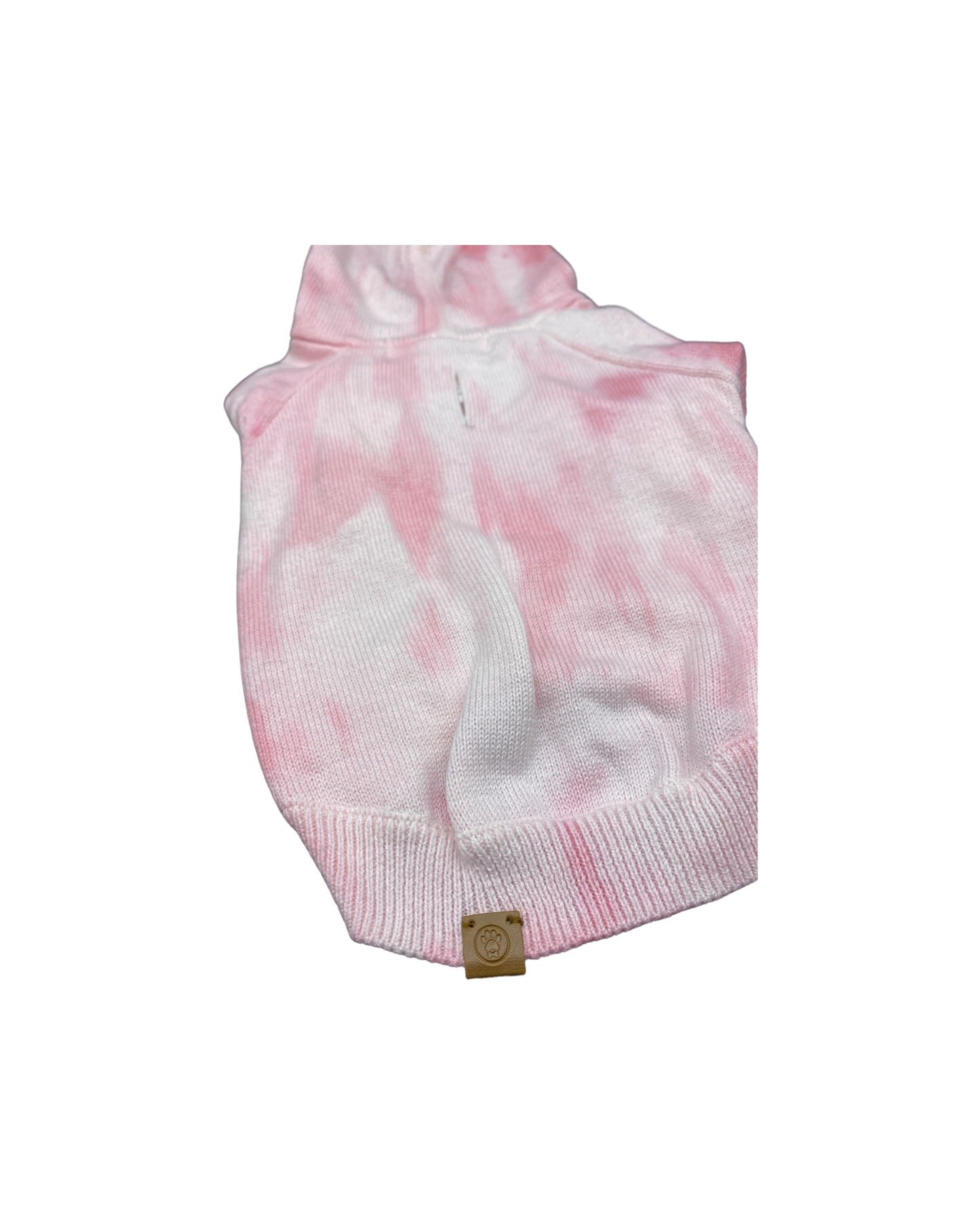 BESPOKE PAWS rose tie-dye pet hoodie for stylish and cozy pets