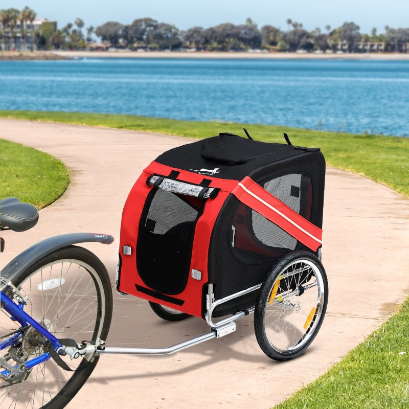 Bike Trailer Cargo Cart for Dogs and Pets - Purrfect Pet Kingdom