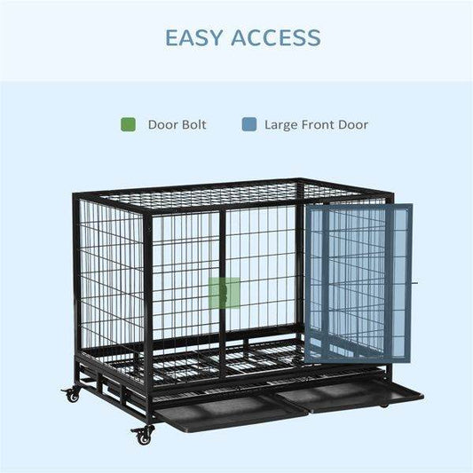 Purrfect Pet Kingdom Safe Pet Housing for Dogs Cage as picture Purrfect Pet Kingdom