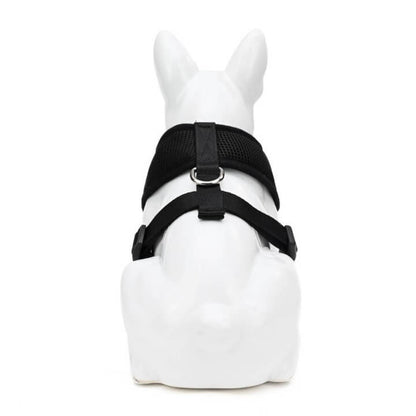 EcoBark Black Dog Harness - Over-the-Head Dog Vest Halter