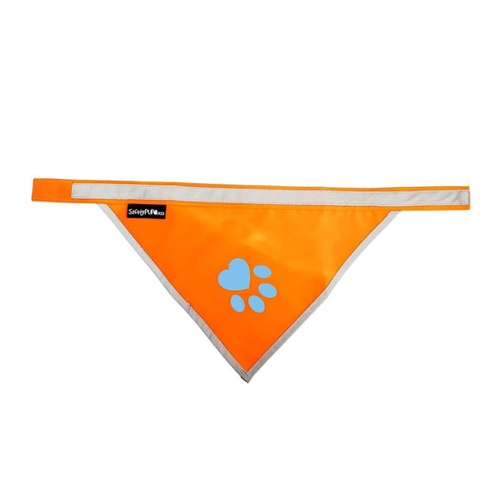 Purrfect Pet Kingdom Dog Bandana Reflective Orange Safetypup Xd Purrfect Pet Kingdom