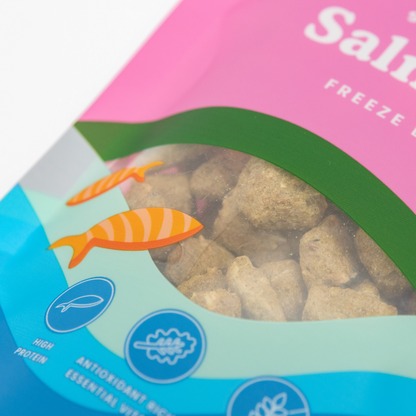 Freeze Dried Dog Treats - Salmon Puffs