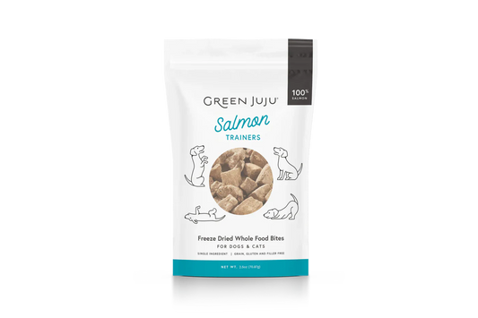 Green Juju Freeze Dried Salmon Trainer Treats 2.5oz 🐟