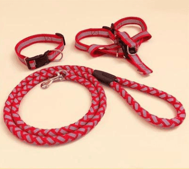Purrfect Pet Kingdom Secure Dog Leash with Padded Handle L Red Purrfect Pet Kingdom