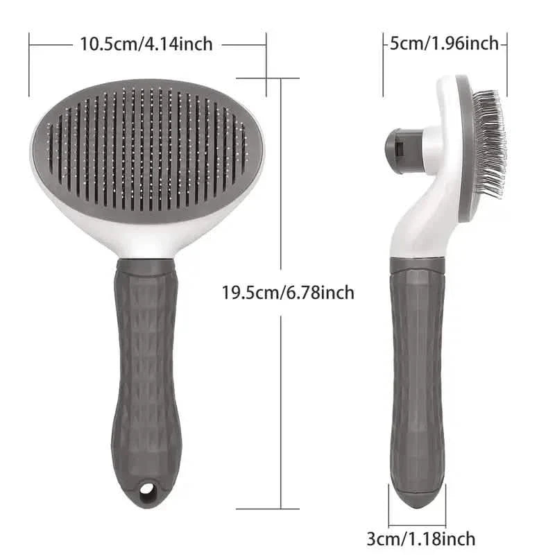 Self Cleaning Slicker Brush Suitable for Pets with Long or
