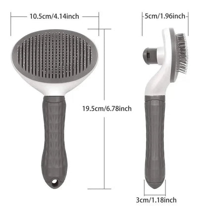 Self Cleaning Slicker Brush Suitable for Pets with Long or